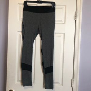 High Waisted Mesh Detail Workout Leggings